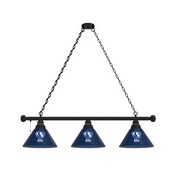 Eastern Illinois 3 Shade Billiard Light with Fixture by Holland Bar Stool, BL3EastIL