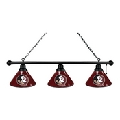 Florida State (Head) 3 Shade Billiard Light with Fixture by Holland Bar Stool, BL3FSU-HD