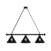 Ferris State 3 Shade Billiard Light with Fixture by Holland Bar Stool, BL3FerrSt