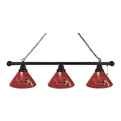 Illinois State 3 Shade Billiard Light with Fixture by Holland Bar Stool, BL3IllStU