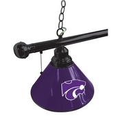 Kansas State 3 Shade Billiard Light with Fixture by Holland Bar Stool, BL3KnsasS