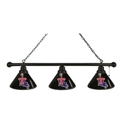 Louisiana Tech 3 Shade Billiard Light with Fixture by Holland Bar Stool, BL3LaTech