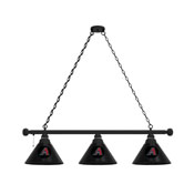 Arizona Diamondbacks 3 Shade Billiard Light with Fixture by Holland Bar Stool Company, AGS-BL3BKMLBAri