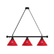 Montreal Canadiens 3 Shade Billiard Light with Fixture by Holland Bar Stool, BL3MonCan