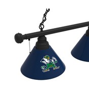 Notre Dame (Leprechaun) 3 Shade Billiard Light with Fixture by Holland Bar Stool, BL3ND-Lep