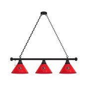 Ottawa Senators 3 Shade Billiard Light with Fixture by Holland Bar Stool, BL3OttSen
