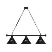 Western Michigan 3 Shade Billiard Light with Fixture by Holland Bar Stool, BL3WestMI