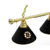 Boston Bruins 3 Shade Billiard Light with Fixture by Holland Bar Stool, BL3BosBru