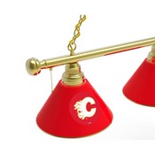 Calgary Flames 3 Shade Billiard Light with Fixture by Holland Bar Stool, BL3CalFla