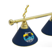 Corona (Sunset) 3 Shade Billiard Light with Fixture by Holland Bar Stool Co., AGS-BL3BKCrna-Sunset