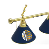 Corona (YwBtlPtrn) 3 Shade Billiard Light with Fixture by Holland Bar Stool Co., AGS-BL3BKCrna-YwBtlPtrn