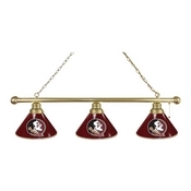 Florida State (Head) 3 Shade Billiard Light with Fixture by Holland Bar Stool, BL3FSU-HD