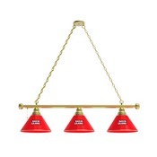 Louisiana-Lafayette 3 Shade Billiard Light with Fixture by Holland Bar Stool, BL3LA-Laf
