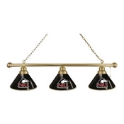 Northern Illinois 3 Shade Billiard Light with Fixture by Holland Bar Stool, BL3NorIll