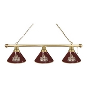 Texas State 3 Shade Billiard Light with Fixture by Holland Bar Stool, BL3TexsSt