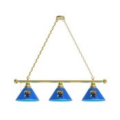 Kentucky "Wildcat" 3 Shade Billiard Light with Fixture by Holland Bar Stool, BL3UKYCat