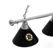 Boston Bruins 3 Shade Billiard Light with Fixture by Holland Bar Stool, BL3BosBru