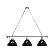 Boston Bruins 3 Shade Billiard Light with Fixture by Holland Bar Stool, BL3BosBru