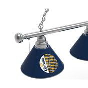 Corona (YwBtlPtrn) 3 Shade Billiard Light with Fixture by Holland Bar Stool Co., AGS-BL3BKCrna-YwBtlPtrn