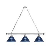 Eastern Illinois 3 Shade Billiard Light with Fixture by Holland Bar Stool, BL3EastIL