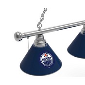 Edmonton Oilers 3 Shade Billiard Light with Fixture by Holland Bar Stool, BL3EdmOil