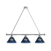 Georgia Tech 3 Shade Billiard Light with Fixture by Holland Bar Stool, BL3GATech