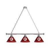 Indian Motorcycle 3 Shade Billiard Light with Chrome Fixture by Holland Bar Stool, BL3CHIndn-HD
