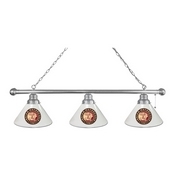 Indian Motorcycle 3 Shade Billiard Light with Chrome Fixture by Holland Bar Stool, BL3CHIndn-HD