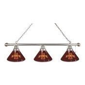 Iowa State 3 Shade Billiard Light with Fixture by Holland Bar Stool, BL3IowaSt