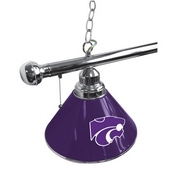 Kansas State 3 Shade Billiard Light with Fixture by Holland Bar Stool, BL3KnsasS