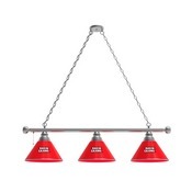 Louisiana-Lafayette 3 Shade Billiard Light with Fixture by Holland Bar Stool, BL3LA-Laf