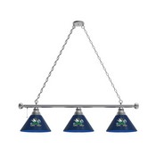 Notre Dame (Leprechaun) 3 Shade Billiard Light with Fixture by Holland Bar Stool, BL3ND-Lep