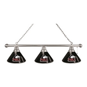 Northern Illinois 3 Shade Billiard Light with Fixture by Holland Bar Stool, BL3NorIll