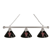 Texas Tech 3 Shade Billiard Light with Fixture by Holland Bar Stool, BL3TXTech