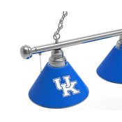 Kentucky "UK" 3 Shade Billiard Light with Fixture by Holland Bar Stool, BL3UKY-UK
