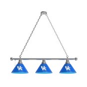 Kentucky "UK" 3 Shade Billiard Light with Fixture by Holland Bar Stool, BL3UKY-UK
