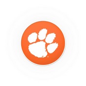 Clemson Bar Stool Seat Cover By HBS, BSCClmson