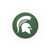 Michigan State Bar Stool Seat Cover By HBS, BSCMichSt