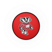 Wisconsin "Badger" Bar Stool Seat Cover By HBS, BSCWI-Bdg