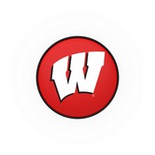 Wisconsin "W" Bar Stool Seat Cover By HBS, BSCWisc-W