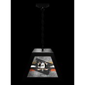 Anaheim Ducks Pendant Box Light by Holland Bar Stool Company, BxLM1BKAnaDks