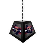 Florida Panthers Pendant Box Light by Holland Bar Stool Company, BxLM1BKFlaPan