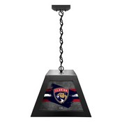 Florida Panthers Pendant Box Light by Holland Bar Stool Company, BxLM1BKFlaPan