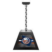 New York Islanders Pendant Box Light by Holland Bar Stool Company, BxLM1BKNYIsln