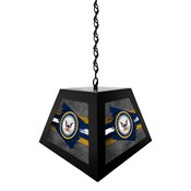 United States Navy Pendant Box Light by Holland Bar Stool Company, BxLM1BKNavy