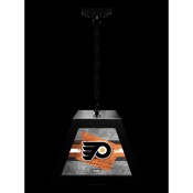 Philadelphia Flyers Pendant Box Light by Holland Bar Stool Company, BxLM1BKPhiFly