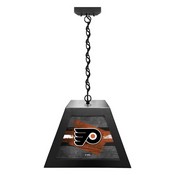 Philadelphia Flyers Pendant Box Light by Holland Bar Stool Company, BxLM1BKPhiFly