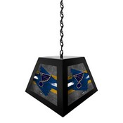St Louis Blues Pendant Box Light by Holland Bar Stool Company, BxLM1BKSTLBlu