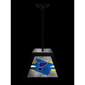 St Louis Blues Pendant Box Light by Holland Bar Stool Company, BxLM1BKSTLBlu
