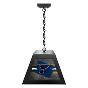 St Louis Blues Pendant Box Light by Holland Bar Stool Company, BxLM1BKSTLBlu